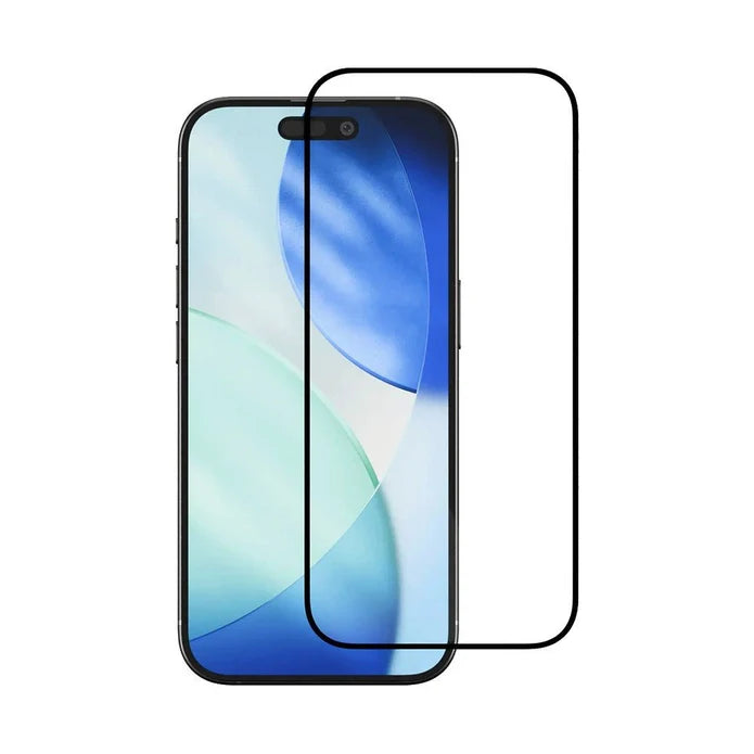 iPhone 16 Pro Max / 17 Pro Max / 18 Pro Max Kinglas 2 Packs 2.5D Full Coverage Silk Printing HD+ Clarity Glass Screen Protector