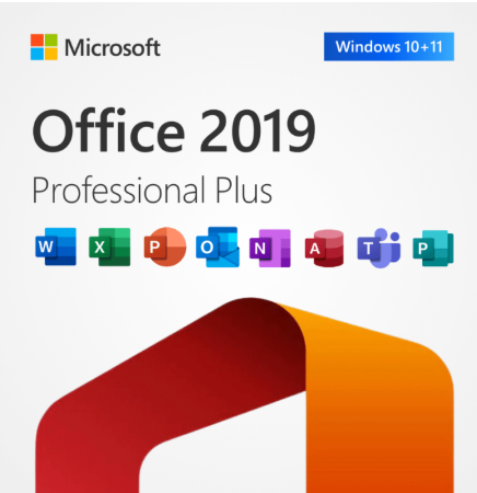 MS Office Professional Plus 2019 (32/64 Bit)(Windows 10/11)(NOT for MAC)