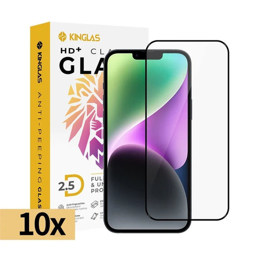 Kinglas iPhone 17 Air 9H Tempered Glass Screen Protector 10-Pack Bulk Trade Technician Pack