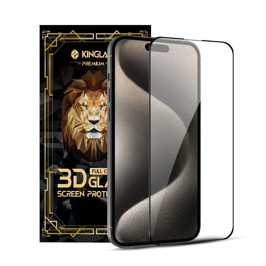Kinglas iPhone 17 Pro Max / 18 Pro Max Full Coverage Tempered Glass Screen Protector