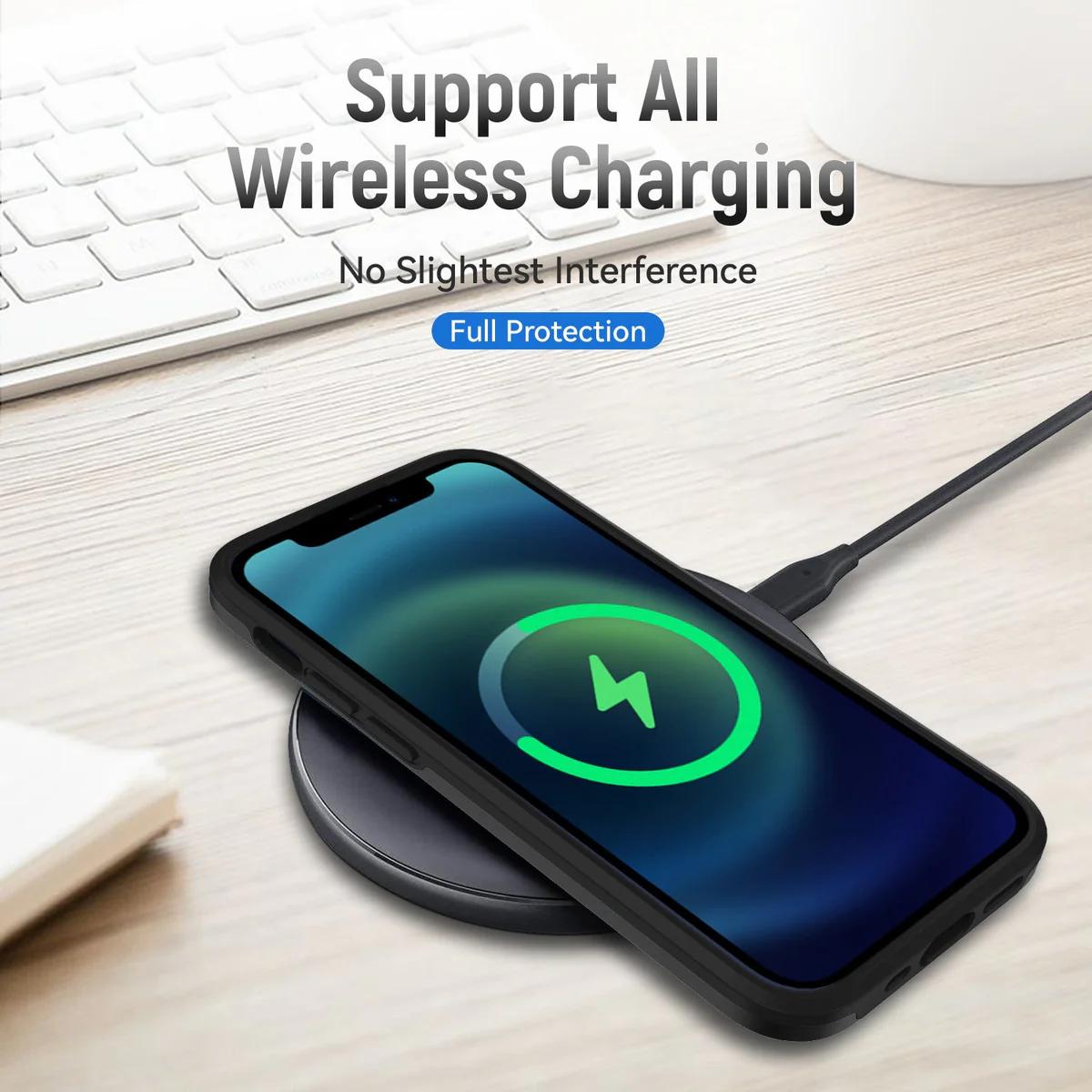 Apple iPhone 17 Black Armor Light Case Compatible With Magsafe